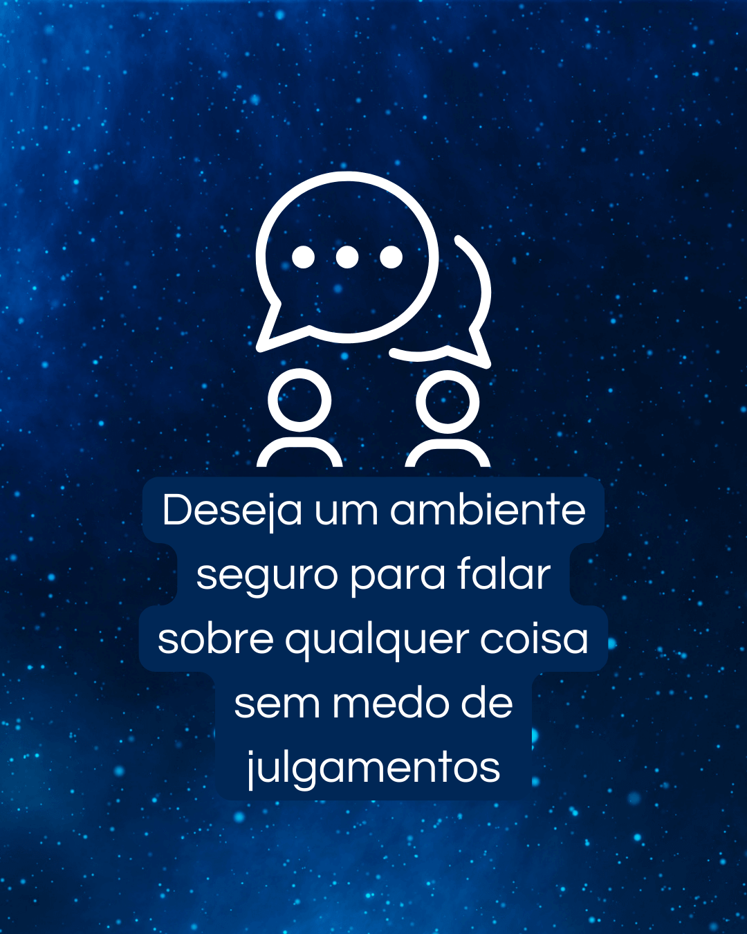 ambiente seguro para falar